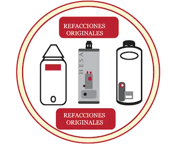 Refacciones Originales para Calentadores